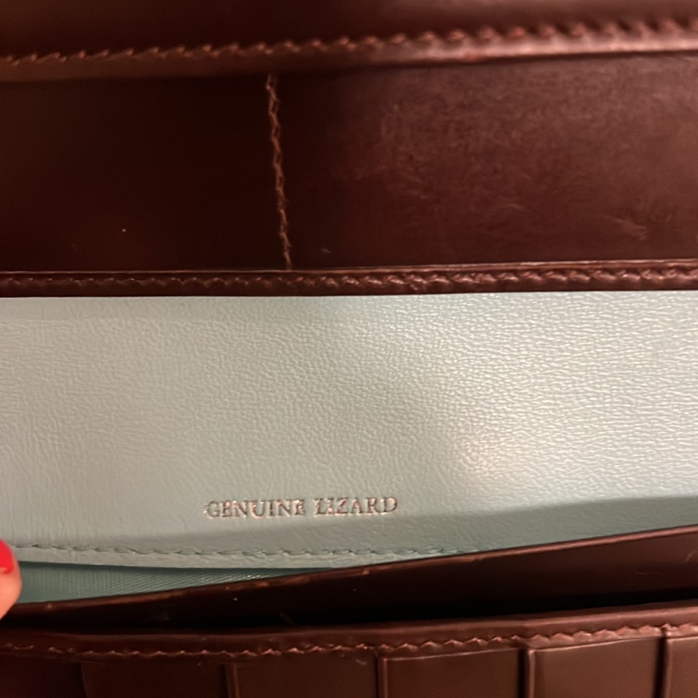 - SOLD - TIFFANY & CO Lizard Travel Wallet - Picture 5 of 16